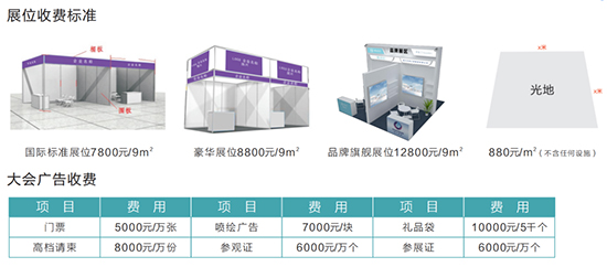 展位收費標(biāo)準(zhǔn) 展位收費標(biāo)準(zhǔn)